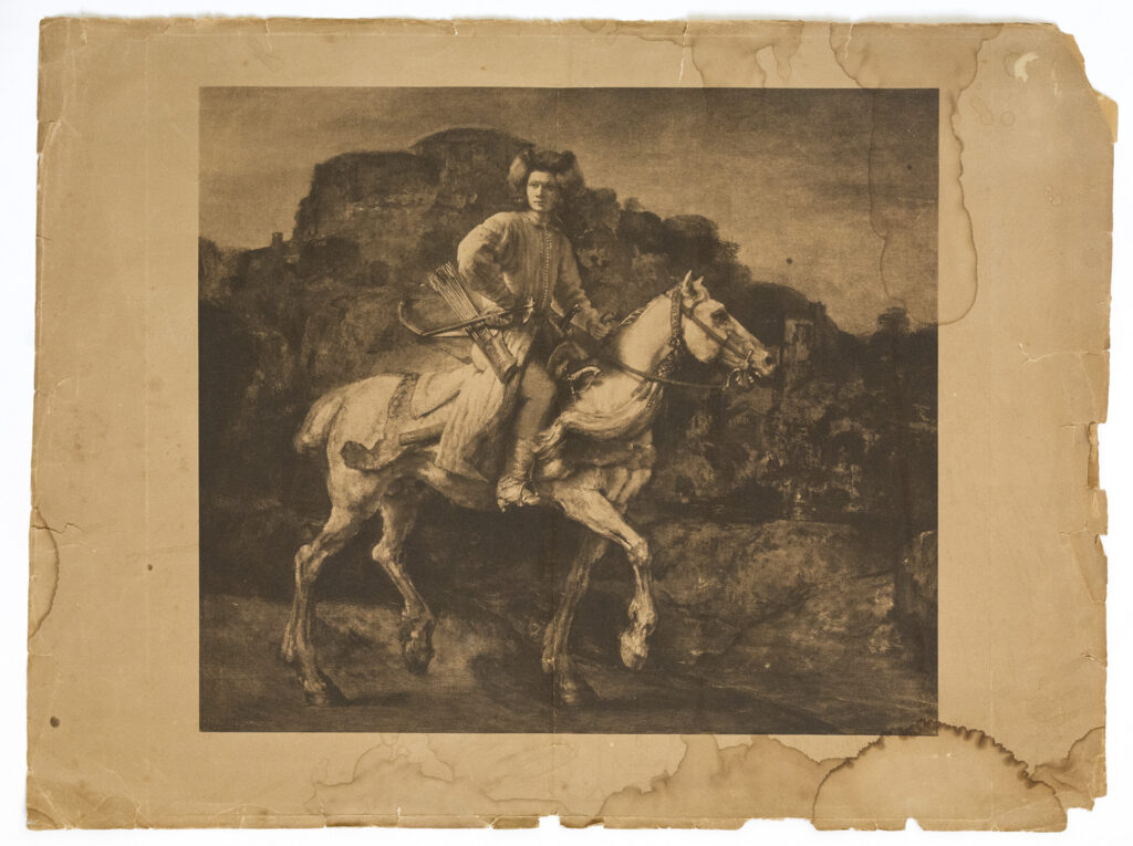  „Lisowczyk” wg. Rembrandta - XIX wieczna grafika